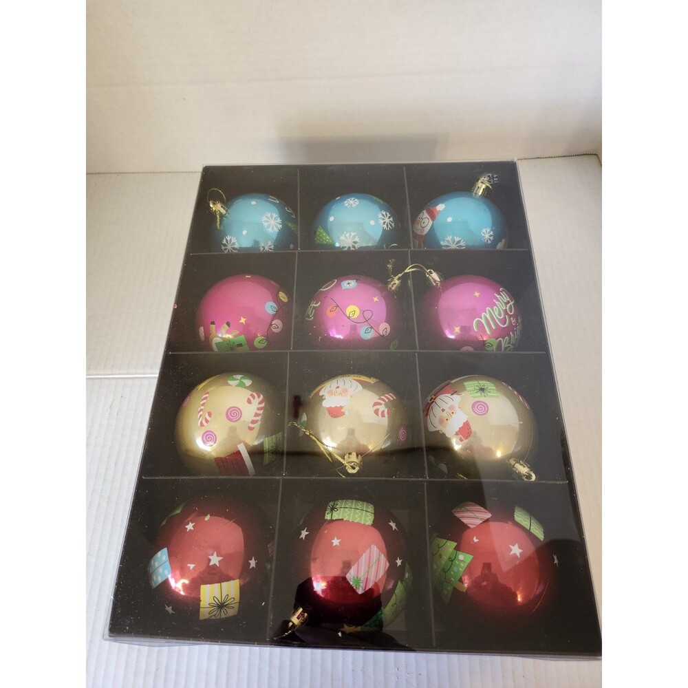 Lot Of 12 Loraine Ornaments 3.15"